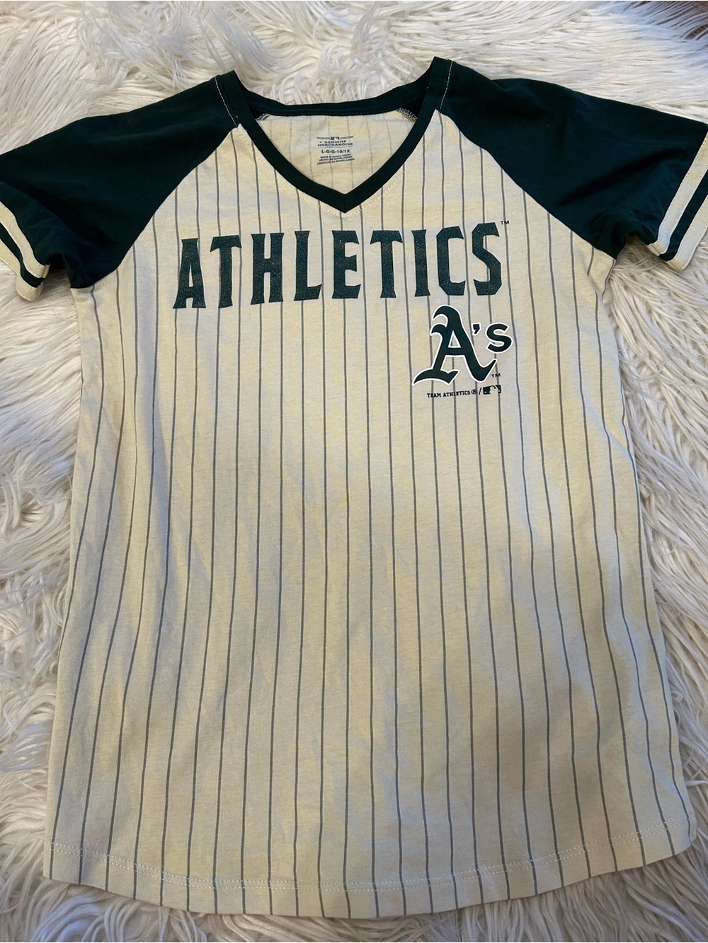 Girls MLB Athletics As tee shirt
